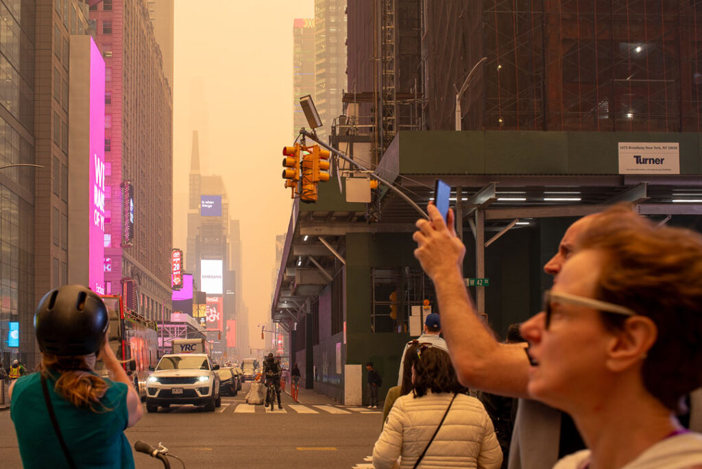 Smoke from Canadian Wildfires Reaches NYC
