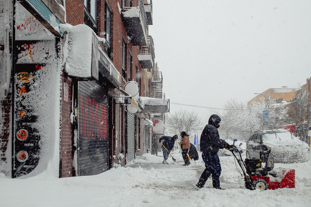 Whiteout - Astoria, Queens, during the February 2026 blizzard