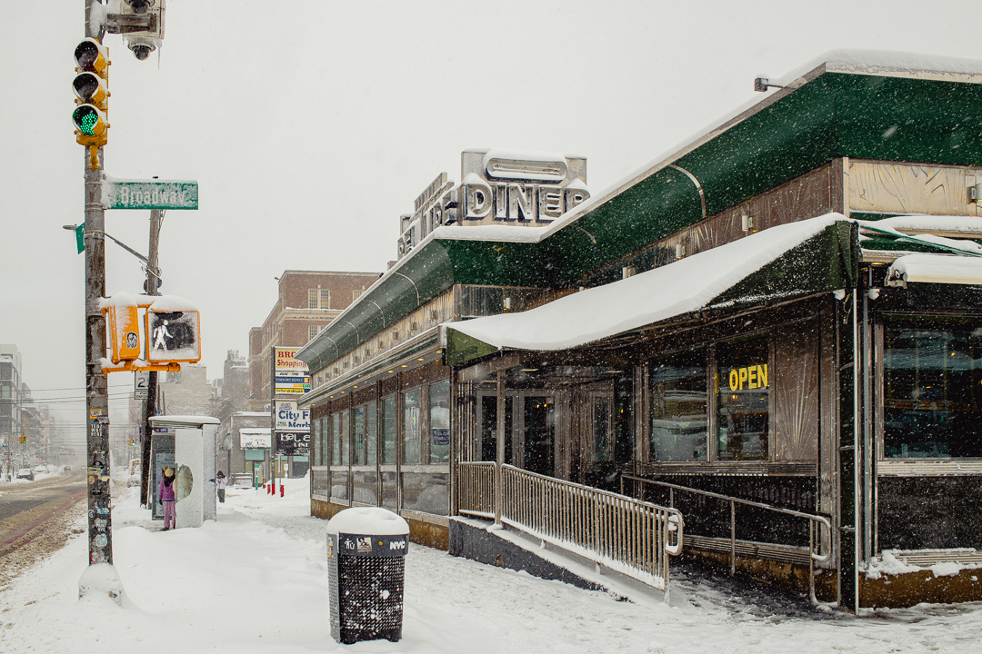 Whiteout - Astoria, Queens, during the February 2026 blizzard