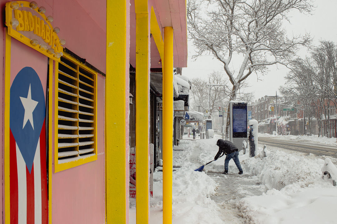 Whiteout - Astoria, Queens, during the February 2026 blizzard