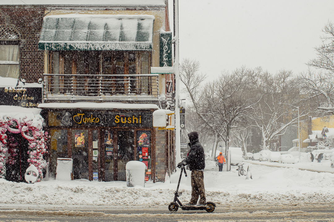 Whiteout - Astoria, Queens, during the February 2026 blizzard